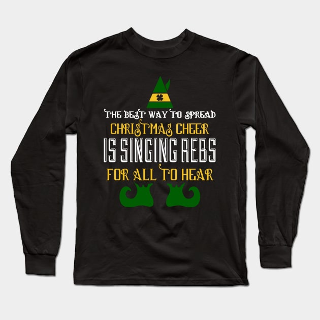 Singing The Rebs For All To Hear - Celtic Glasgow Long Sleeve T-Shirt by TeesForTims